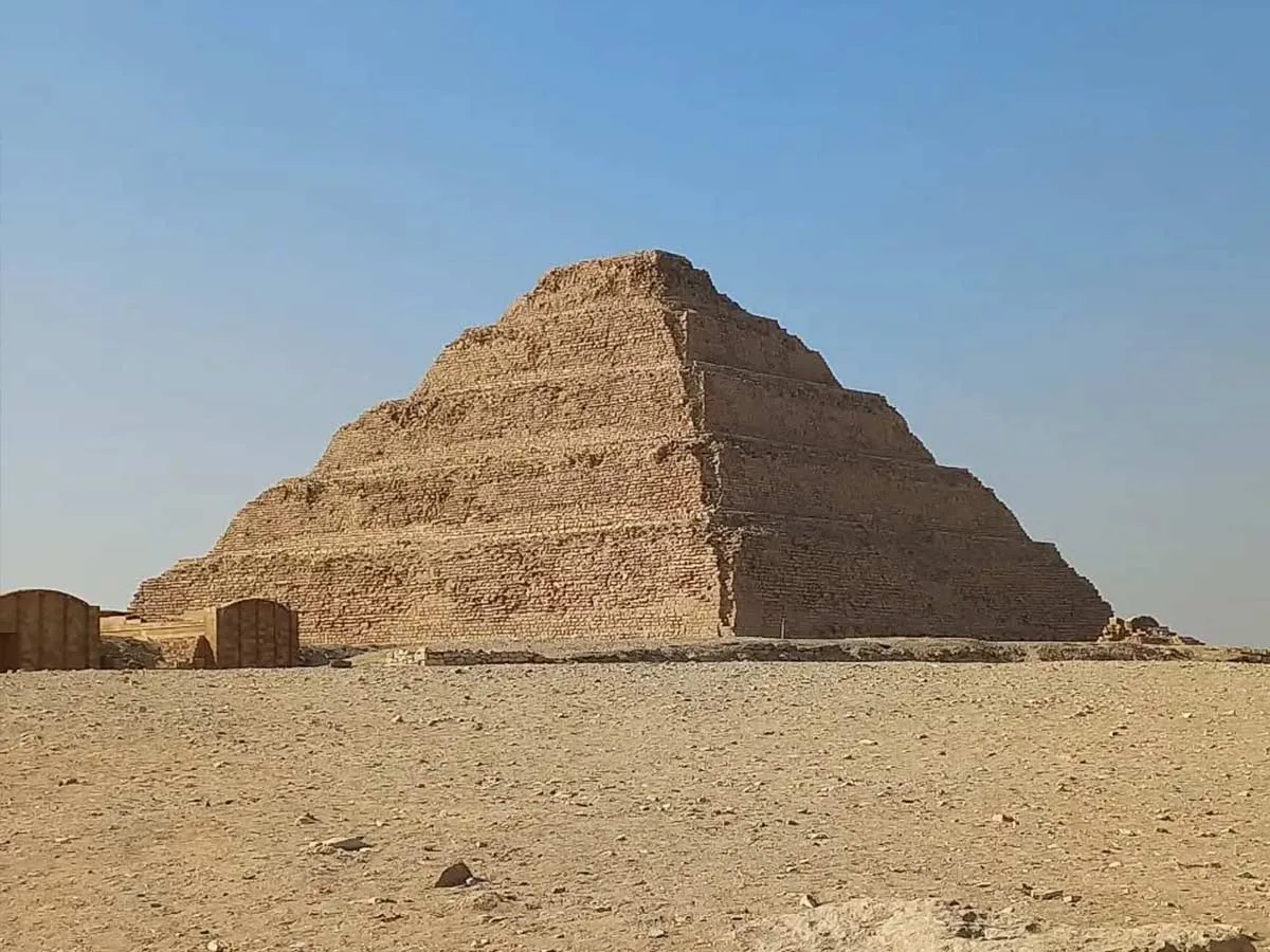 The pyramids of Giza